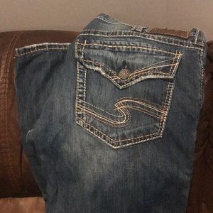 Silver Zak Flap Jeans